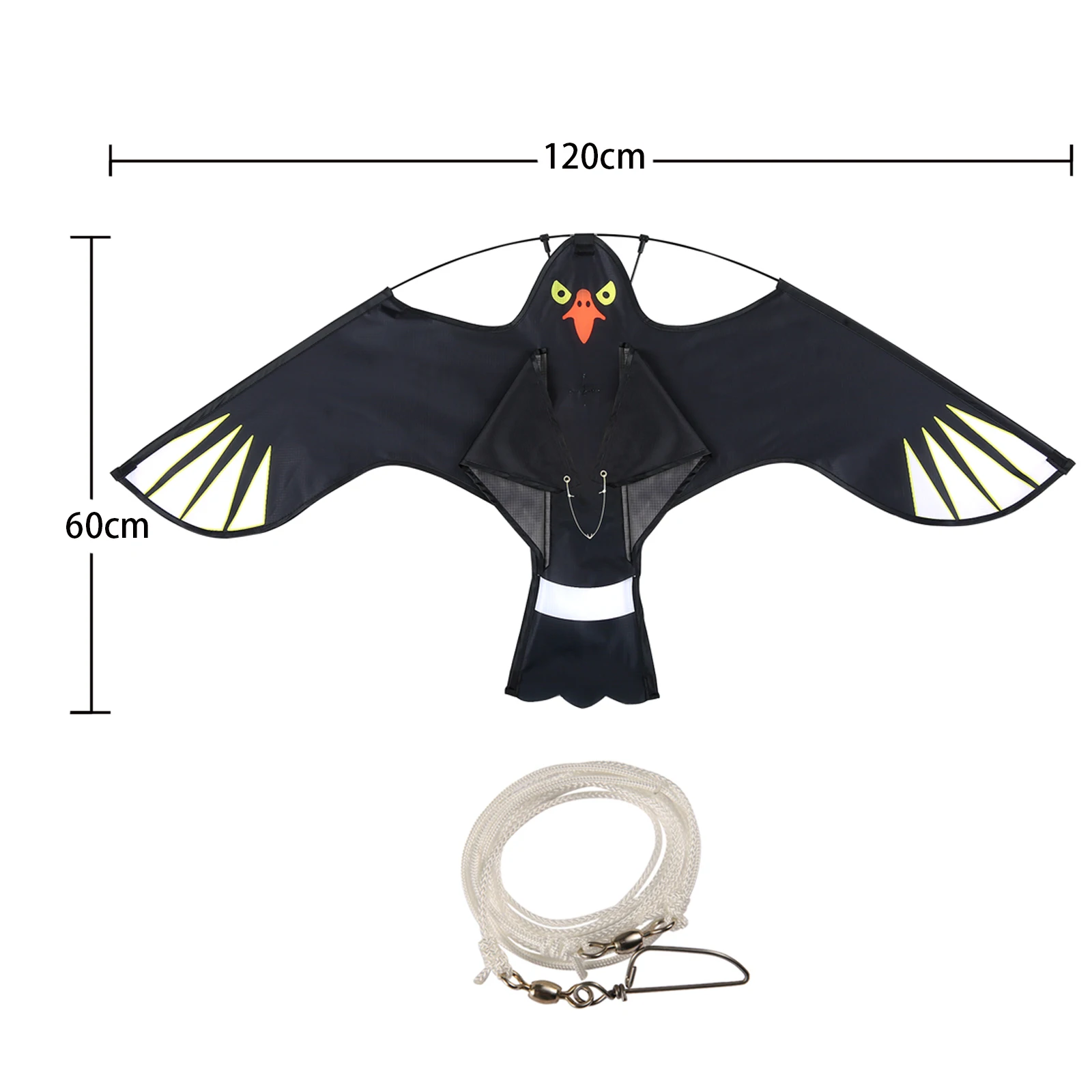 Bird Repeller Flying Eagle Kite with Crops Farm Protector Bird Outdoor Pest Control Repellent Farm Garden Prevention Supplies - 4