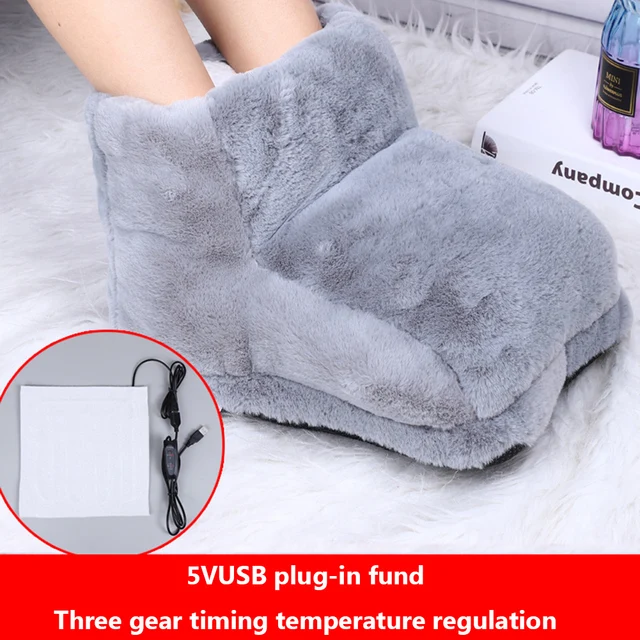 Elektromos Láb Melegebb Fűtőberendezés Usb Fűtőpad Burkolat Papucs Fűtő Párna Téli Állandó Hőmérsékleten
