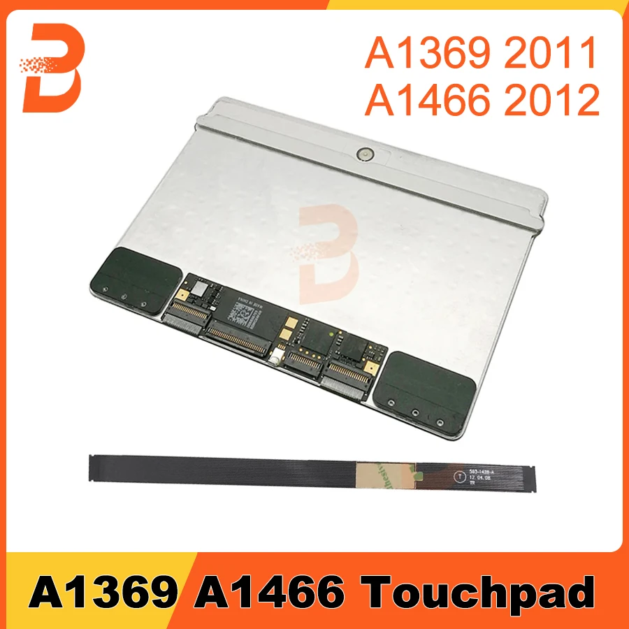 Tested Laptop Touch Pad For MacBook Air 13" A1369 A1466 Touchpad Trackpad with Flex Cable 2011 2012 Year EMC 2649 2559