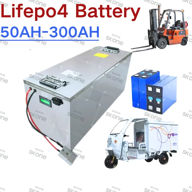 48V LiFePO4 Rechargeable Battery with Bluetooth for Solar Backup Systems