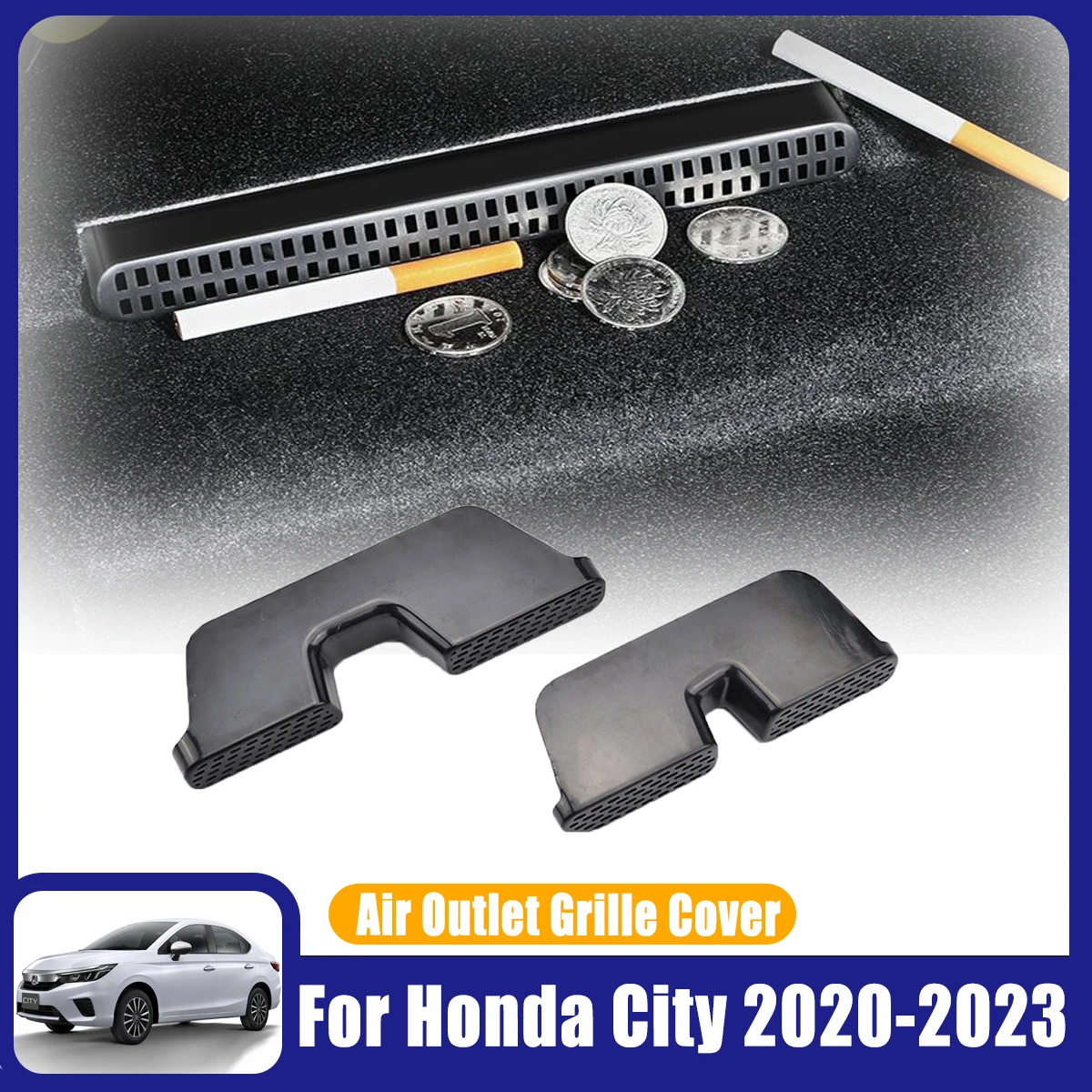 

Крышка на вентиляционное отверстие для Honda City Ballade 2020-2023 2021, автомобильные аксессуары под кожу, Пылезащитная сетка из ABS