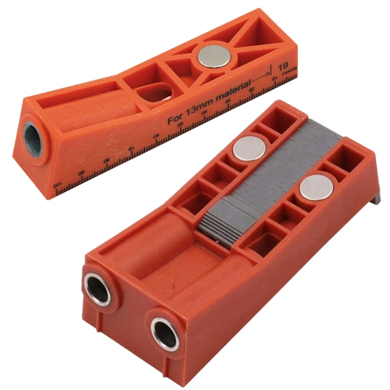 

Woodworking Oblique Hole Locator Drill Pocket Hole Positioner Jig Dropship