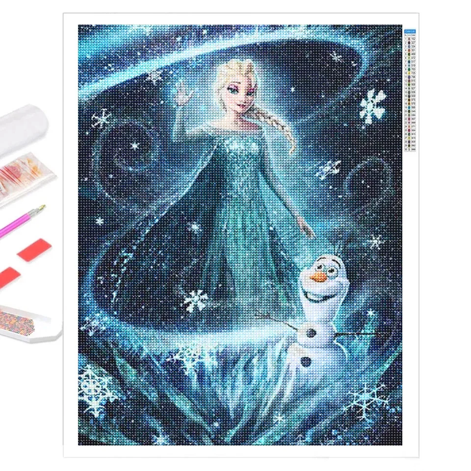 Frozen Diamond Painting Kit Disney Diamond Art Princess Cross