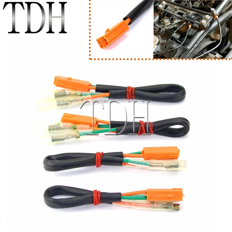 4PCS OEM Turn Signal Wiring Harness Connectors Adapter Plug For