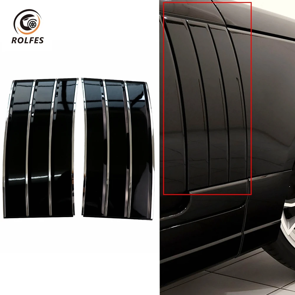 

ROLFES For Land Rover Range Rover Vogue L405 2013-2022 ABS Chrome Car Side Door Vent Cover Front Fender Air Vents Trim