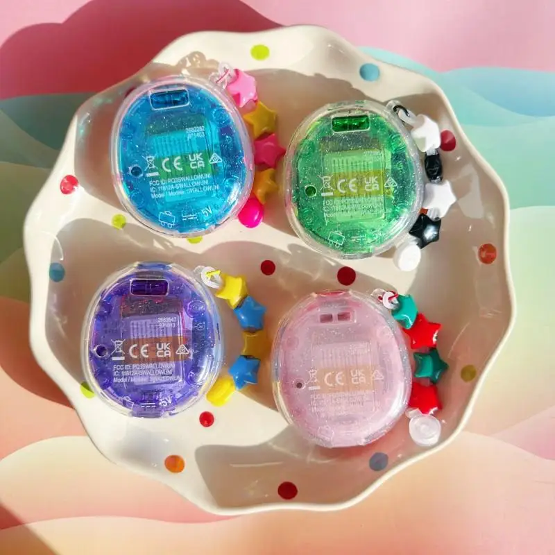 New Tamagotchi Uni Transparent Tpu Soft Case Sparkling Clear