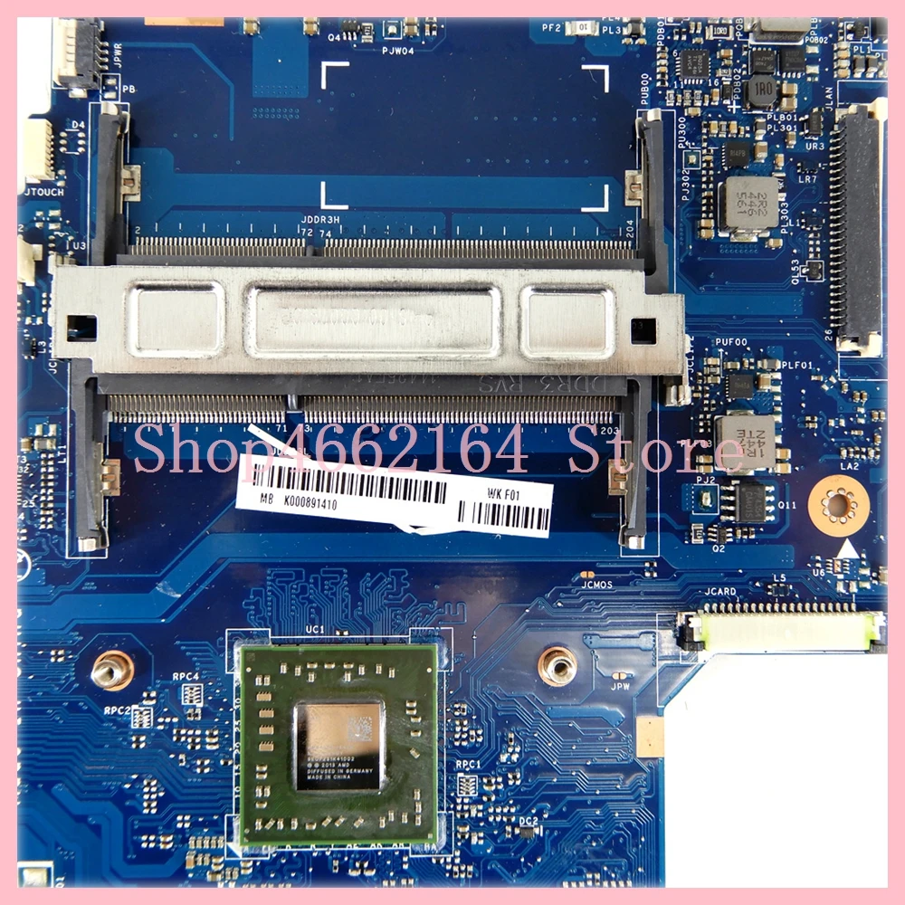 com A86410 Cpu Mainboard para Toshiba Satélite C55d C55d-b5212 Portátil Placa-mãe 100% Testado ok K000891410 La-b302p Placa-mãe para notebook - Imagem 3