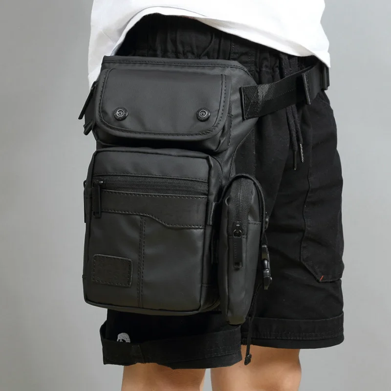 

High Quality Nylon/Canvas Leg Drop Hip Cross Body Shoulder Fanny Bag Messenger Motorcycle Rider Cell Phone Waist Pack Belt Bags