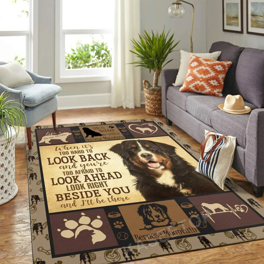 Bernese Mountain Dog Area Rugs 3D Print Flannel Room Floor Carpet For bernese-mountain-dog-area-rugs-3d-print-flannel-room-floor-carpet-for