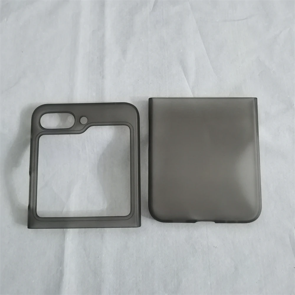 

For Samsung Galaxy Z Flip5 phone case semi-transparent black frosted