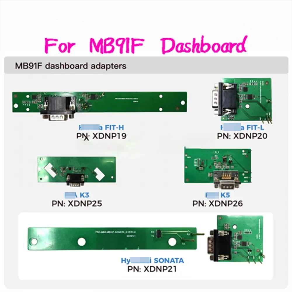 

Xhorse XDNPP3 MB91F Doshboard Adapters Solder-Free For Honda KIA Hyundai