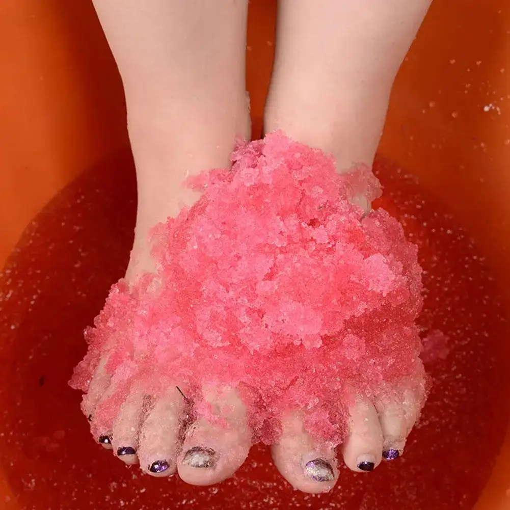 2bag Rose Bubble Bath Powder Foot Bath Crystal Foot Crystal Mud Body Salt SPA Exfoliation Mud Spa Pedicure