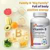 1601-dc831a.jpg Vitamin B Complex with Folic Acid, Supports Healthy Energy Metabolism, Immunity, Heart Health, 120 Capsules