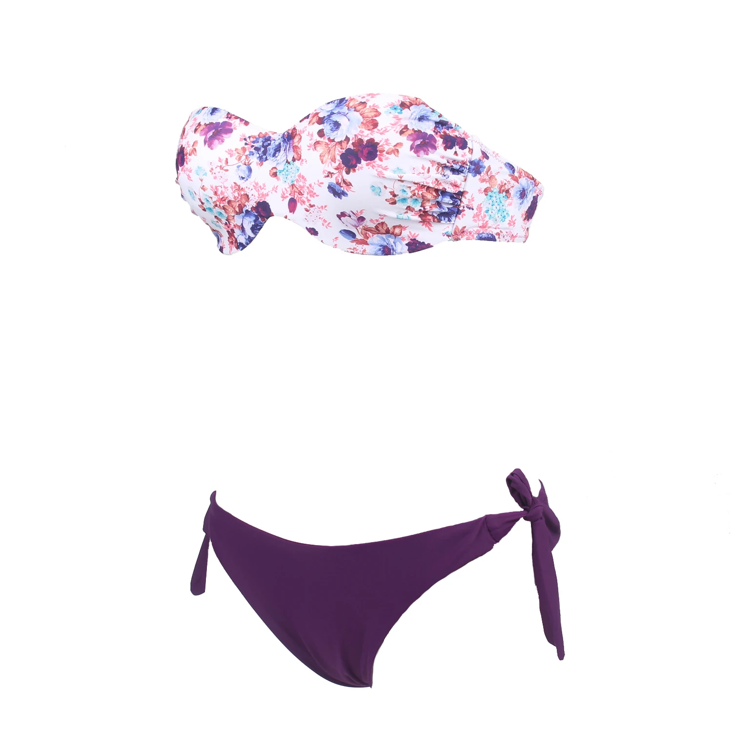 PlatiNum Floral Bikini - Back view