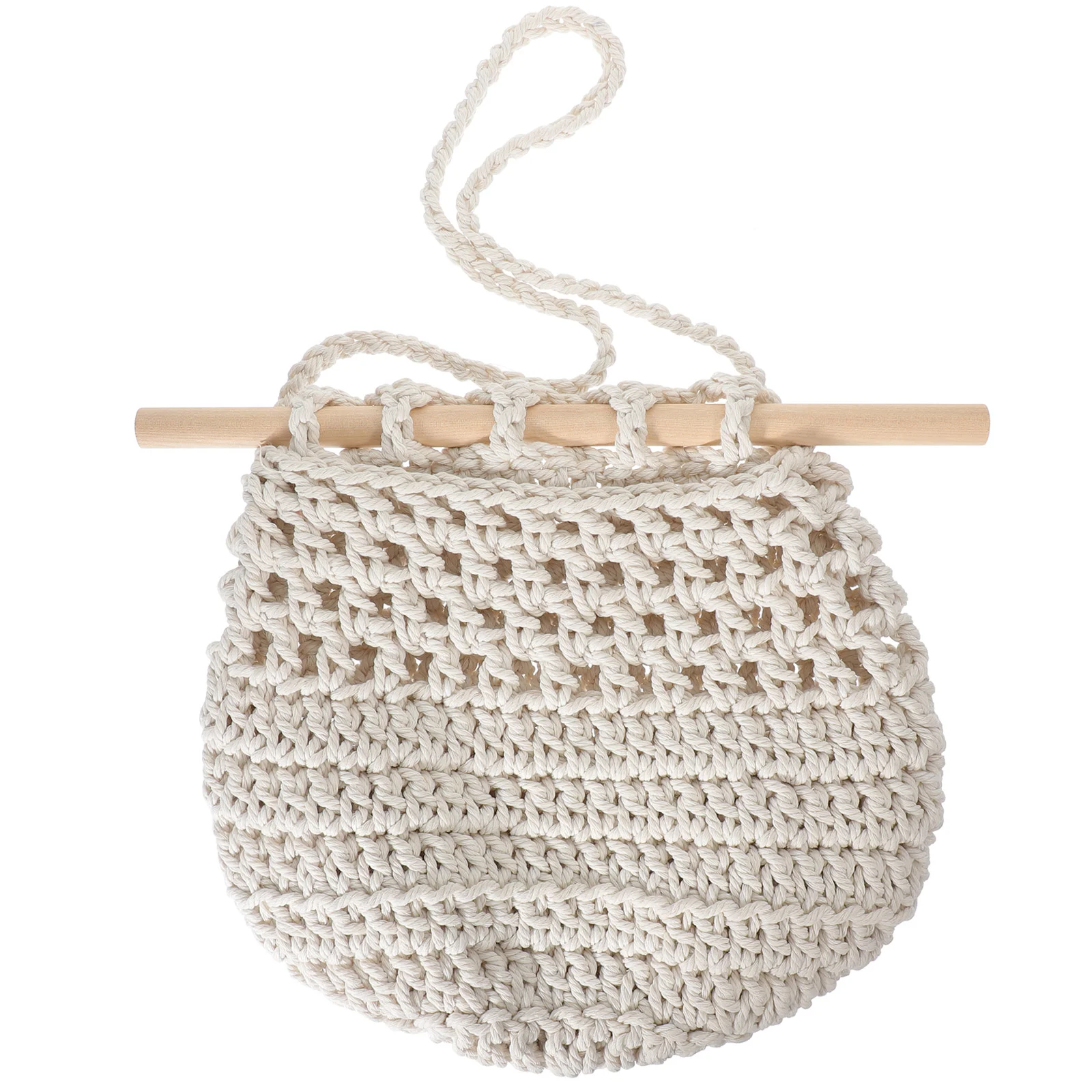 

Woven Fruit Hanging Basket Wall Fruit Vegetable Storage Basket Kitchen Decor