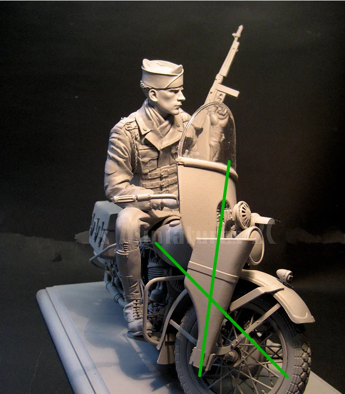 Kit Maquette 1/35 Figurines Résine – 2 Soldats Américains En Char WWII, Non Assemblé Et Non Peint