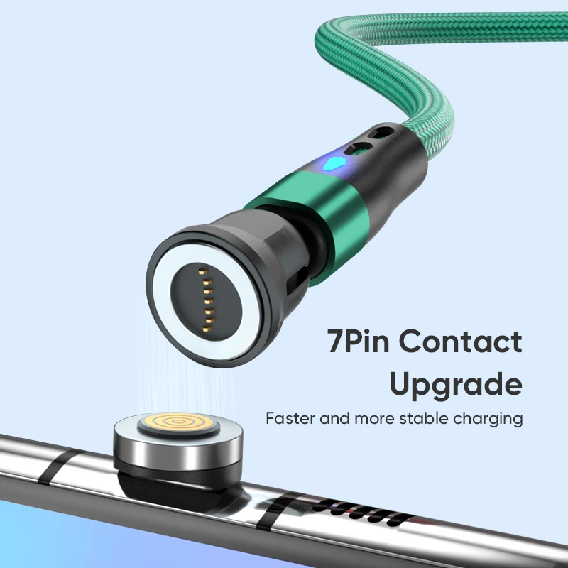 AUFU Magnetic USB C Cable PD60W USB C to Type C Fast Charger Type C Cable for iPhone Macbook Samsung Xiaomi Magnet Charger Wire