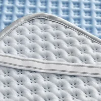 Matelas rafraîchissant respirant, confortable, lavable, tapis de lit en soie glacée, doux pour la peau, tapis de couchage d'été pour la maison 4