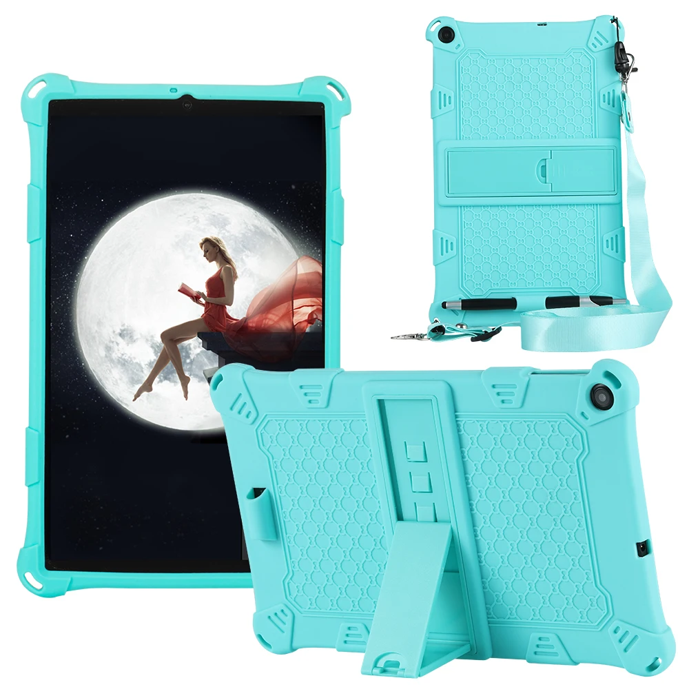 Custodia In Silicone Verde Per Tablet ALLDOCUBE M5XS E IPlay10 Pro – Cover Protettiva Con Supporto Regolabile - 2