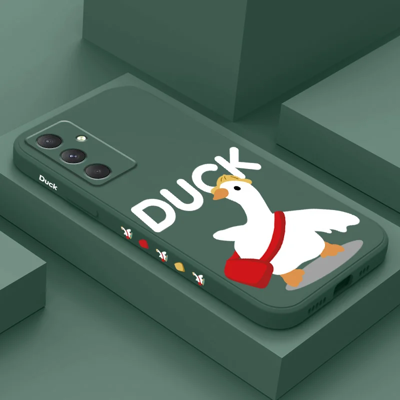Well Behaved Duck Phone Case For Samsung Galaxy A55 A35 A25 A15 A16 A06 A05 A05S A54 A34 A24 A14 A04 A04S A04E 4G 5G Cover
