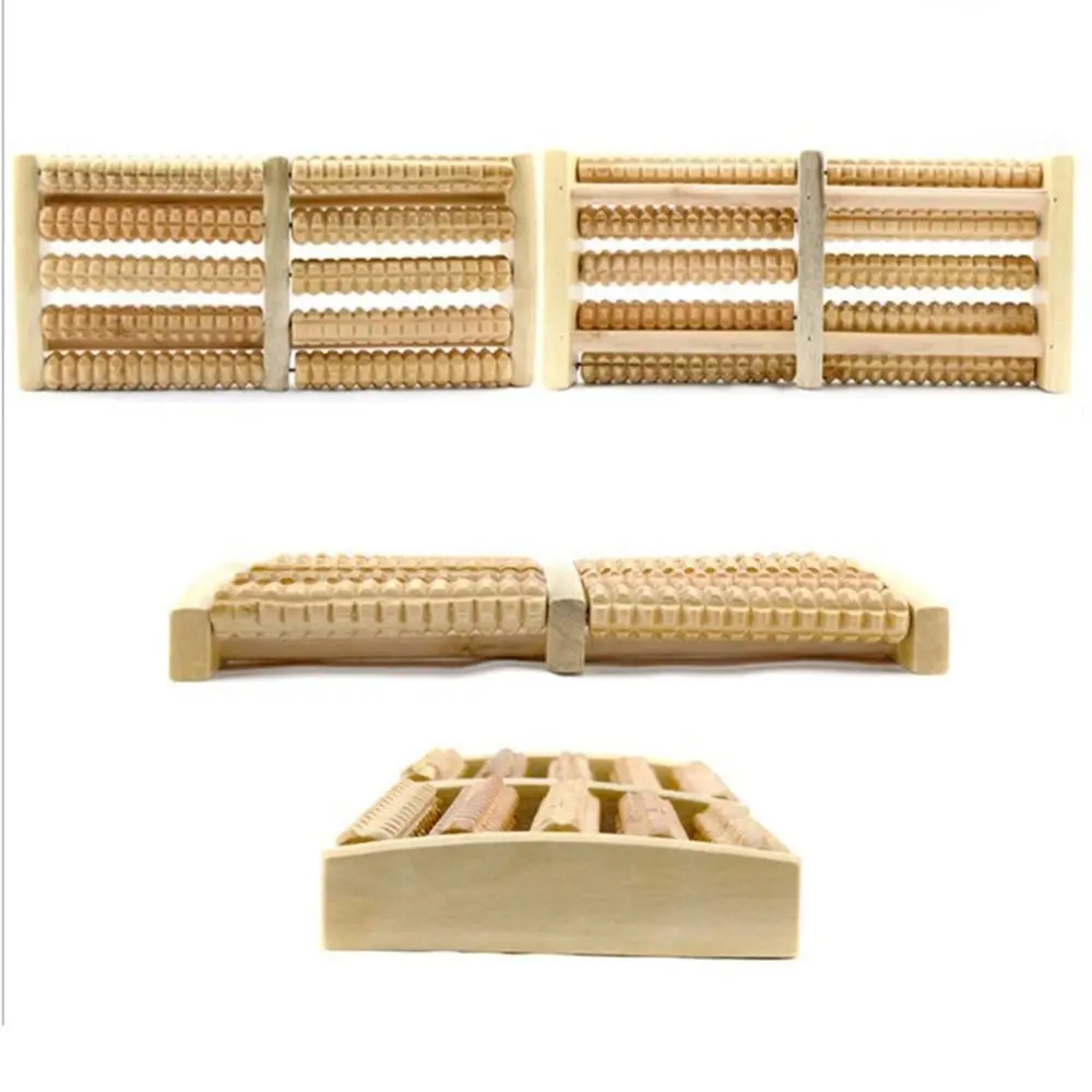 Wooden Foot Massage Roller Relieves Fatigue Foot Pain and Plantar Fasciitis Plantar Muscle Relaxation Tool Releases Lymph