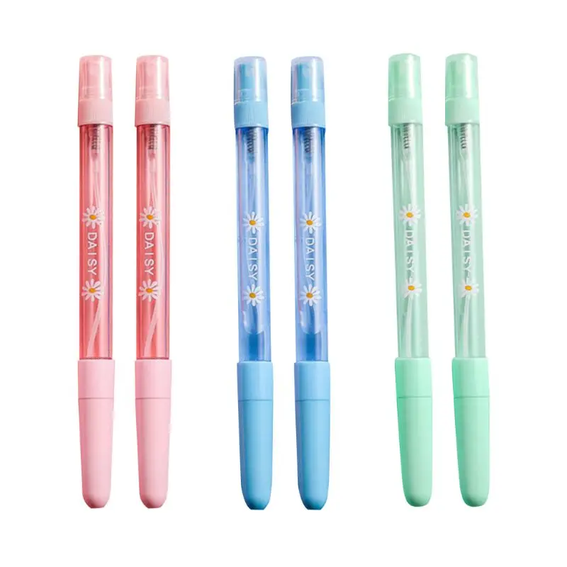 

6pcs/set Creative Spray Gel Pen Perfume Disinfectant Alcohol Sanitizer Refillable Spray Neutral Pen Student Travel Office