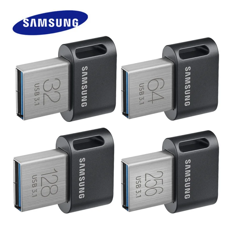 Samsung FIT Plus USB Flash Drive 200MB/S 32GB 400MB/S 64GB Pen Drive USB 3.1 128GB 256GB 400MB/S Storage Device USB Memory Stick 128gb usb