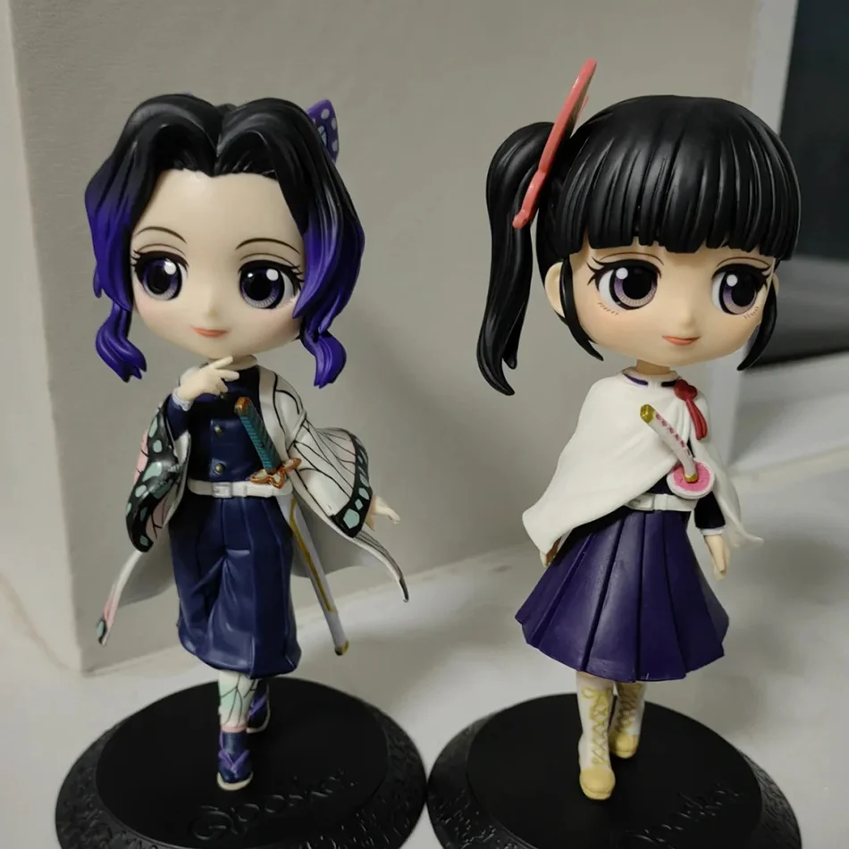 Anime Demon Slayer Figur Tanjirou Agatsuma Zenitsu Kyoujurou Anime-Modell Qposket Actionfigur PVC Sammlerstück Spielzeug Kindergeschenk