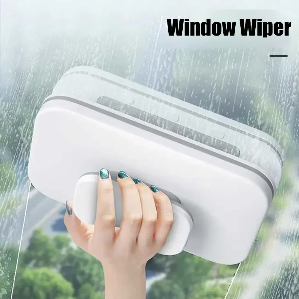 

for Exterior Magnetic Window Tool Sided Cleaning 3-26mm Double Wiper Glass Brush