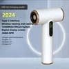 2024 Hot Selling Wireless Hair Dryer 30000 Rpm High-Speed Dry Cold Warm Wind Children's Home Dormitory Travel USB Charging Hair 1