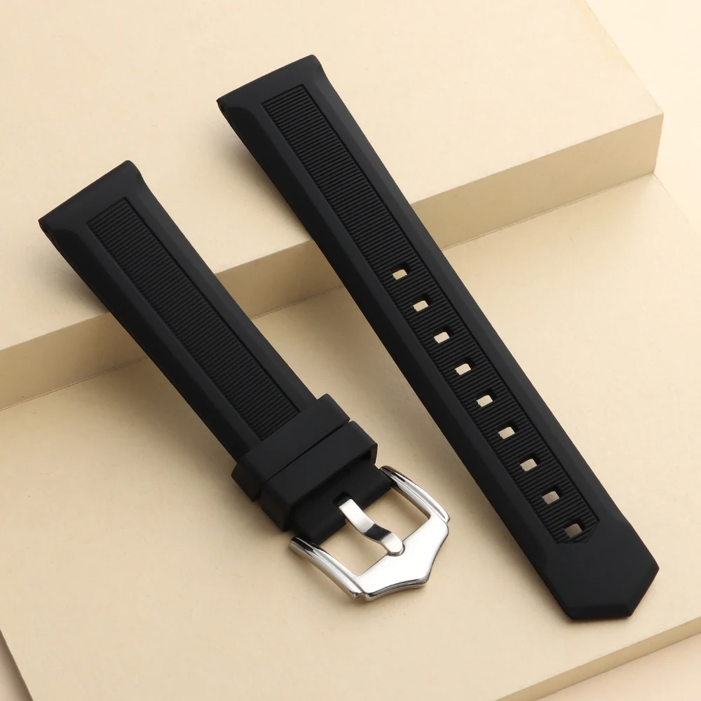 Versatile Silicone Sport Watch Strap - Waterproof Rubber Band