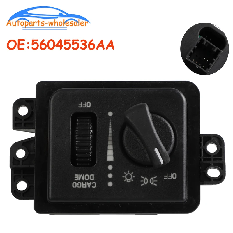 

Переключатель управления автомобильной фарой, переключатель управления противотуманной фарой 56045536AA 56045536AB HL7127 S9975 SW4126 для Dodge Ram 1500 2003-2005