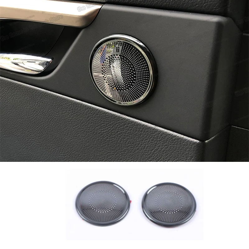 

stainless steel car door sound audio speaker ring trim cover for lexus rx 2020 2021 2022 accessories auto styling interior