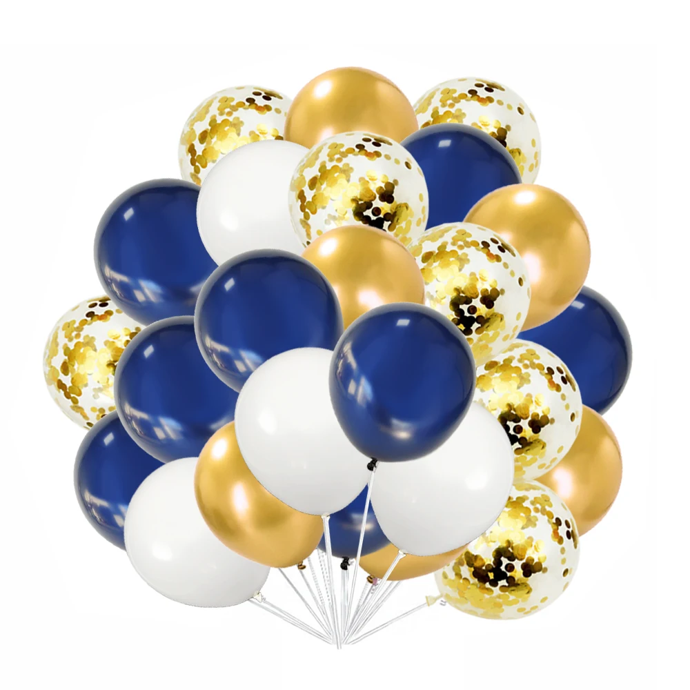 Blau Einweg geschirr Set Marineblau Papp teller Tassen Tischdecke Strohhalme Hochzeit Geburtstag Baby party Party Dekorationen – Detail 8