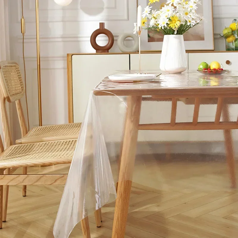 Rectangular Tablecloth Table Protector Heat Resistant Waterproof Anti-Scratch