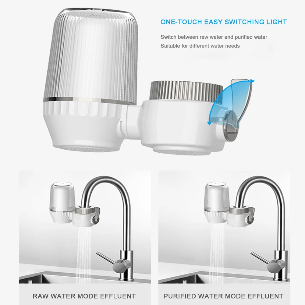 Filtro per depuratore d'acqua del rubinetto rubinetto da cucina di ricambio lavabile Filtro in ceramica a lunga durata rimozione dei batteri puliti a nove stadi