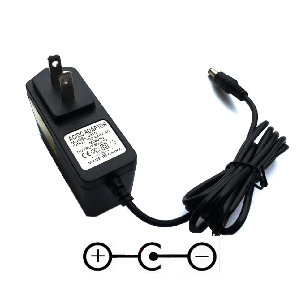 Adaptateur Secteur 9V Pour Pédale D'effets Boss ME-90 - Alimentation 100-240V - Câble 120cm - Certifié CE