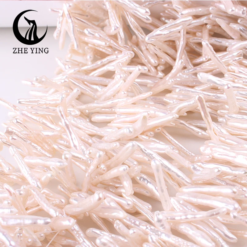  Zhe Ying Genuine Freshwater Pearl Beads for Jewelry