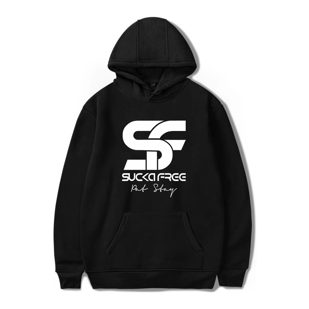 

Pat Stay Hoodie Sucker Free Merch Unisex Long Sleeve Women Men Hooded Sweatshirt 2022 Rip Rapper Hip Hop Clothes