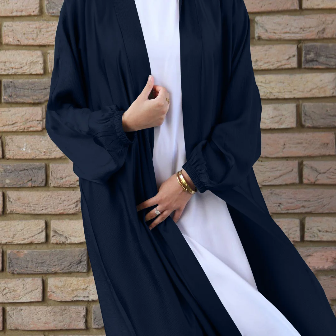 Prayer Clothes Women Satin Cardigan Robe