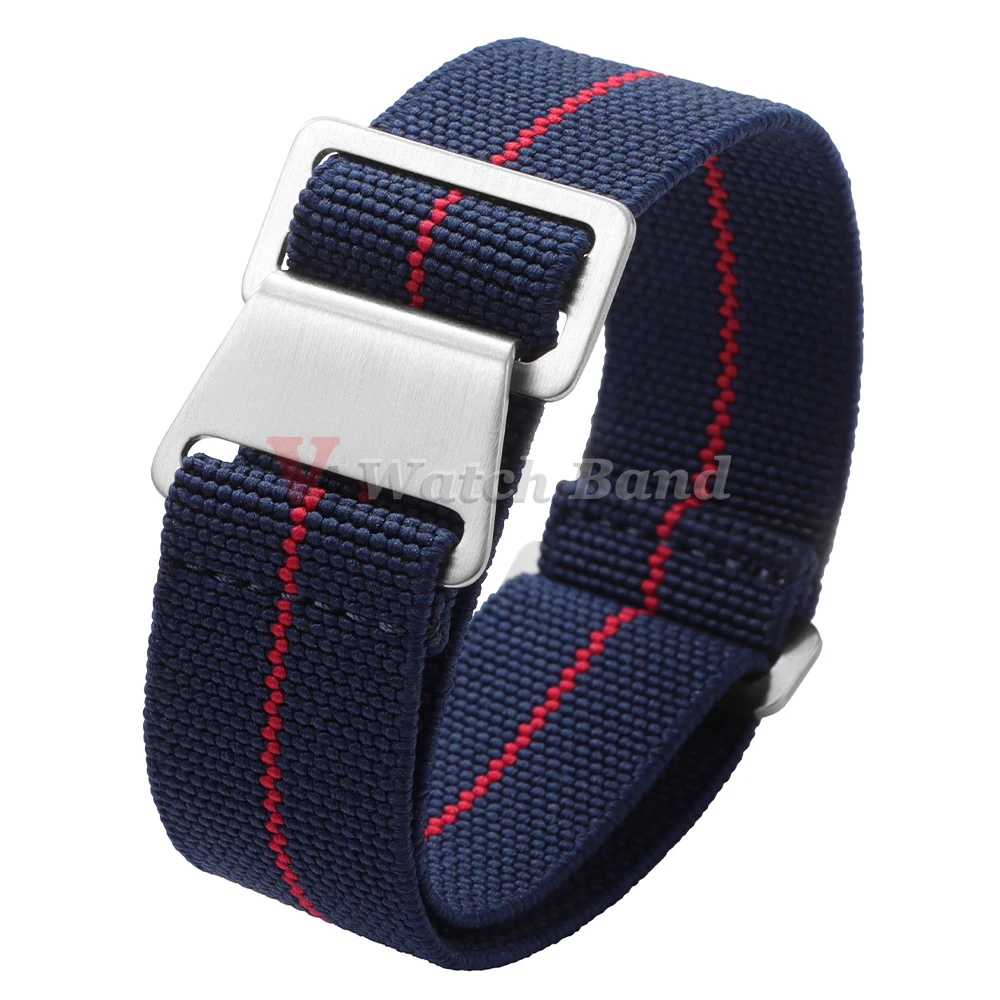 Versatile Elastic Nylon Watch Strap - Durable Fabric Wristband