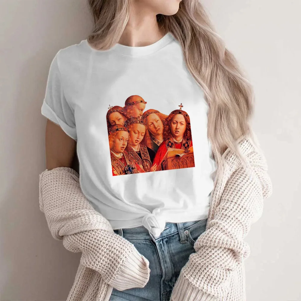 

Футболка женская средневековая с графическим принтом Y2K