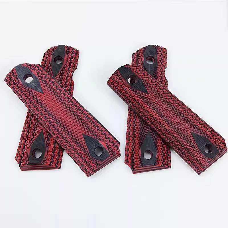 1pair tactics  pistol 1911 grips High Polished Wood Grips  custom Grips  CNC Material 1911 accessories