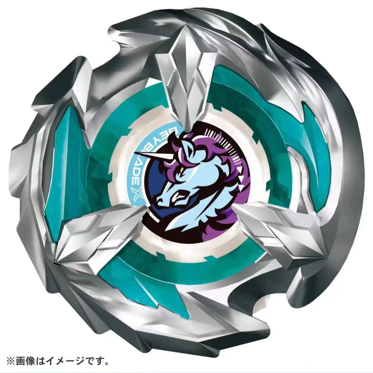 TAKARA TOMY beyblade X Robbanószer Spin felső BX26 Unikornis ben Készlethalmozás (without launch)