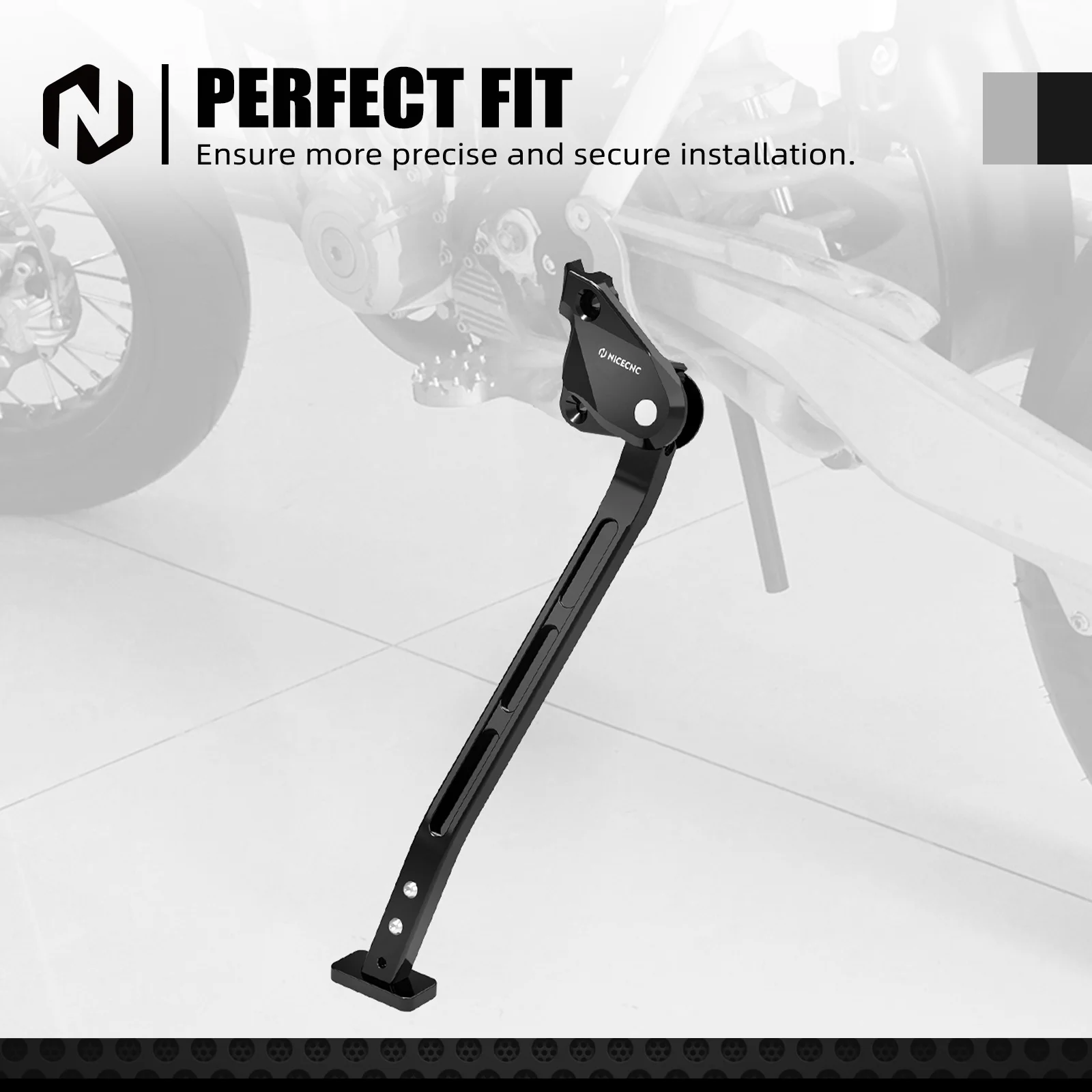 NICECNC Für 2025 KTM SX 125 SXF 250 SX-F 450 Für Husqvarna TC 125 FC 250 FC 350 FC 450 2016-2025 Verstellbarer Seitenständer – Detail 10