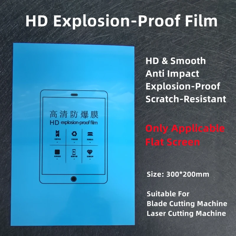 20pcs Tablets Pad HD Clear Explosion Proof Film for Cutter 11 inch LCD Screen Protector PET Universal Front Film Cutting Machine