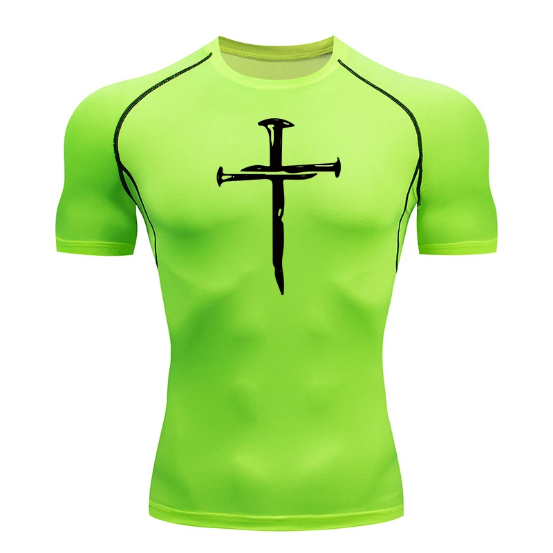 Christian Athletic Quick-Dry Compression Workout Tee