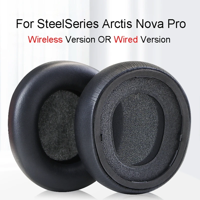 

Soft Memory Foam Earpads Replacement for SteelSeries Arctis Nova Pro Headphone Ear pads Ear Cushions Cover Headset Sleeves