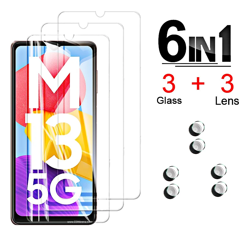 Colla Completa Per Samsung Galaxy M13 5G Proteggi Schermo Sansung Galaxy M13 M23 M33 M53 Pellicola Temperata Samsung M13 5G Glass