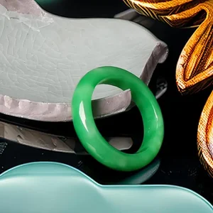 Green Real Jade Rings Natural Jewelry Burmese Jadeite Gifts Amulets Talismans Women Men Luxury Gemstone Accessories Emerald